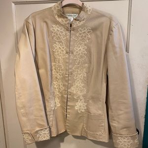 Coldwater Creek jacket. Fully lined. Great details. Size XL